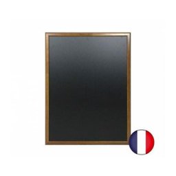 Interface Plv - Ardoise murale en bois couleur chêne dimensions 86 x 66 cm - Fabrication française