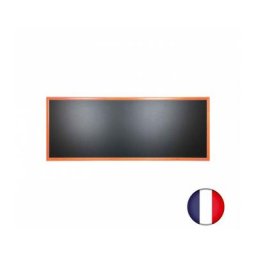 Interface Plv - Ardoise murale en bois couleur orange dimensions 166 x 66 cm - Fabrication