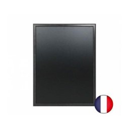 Interface Plv - Ardoise murale en bois couleur noir dimensions 86 x 66 cm - Fabrication française