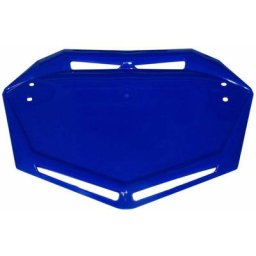 Plaque de tête de fourche bmx support numéro compétition vtt motocross quad mx kart karting, bleu