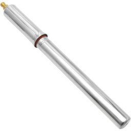 Cyclingcolors - Pompe gonflage acier chromé 300mm avec flexible Presta Schrader colliers de