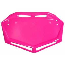 Plaque de tête de fourche bmx support numéro compétition vtt motocross quad mx kart karting, rose