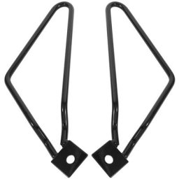 2x supports de montage de sacoches de moto noir pour XL883/1200 HD1450/1584