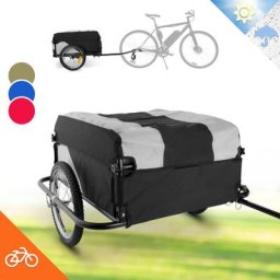 Remorque Velo Cargo, Charette Velo à 2 Roues, Remorque Vélo pour Bicyclette, Kit de Fixation pour