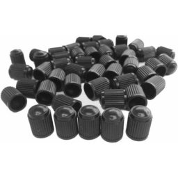 Cyclingcolors - 100x capuchon de valve schrader plastique noir bouchon anti poussière cyclo moto