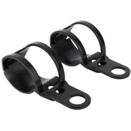 Support de fixation pour clignotants de moto 30-43 mm Colliers de relocalisation de fourche Noir hnh