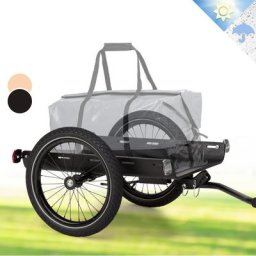 Remorque Velo Cargo, Charette Velo à 2 Roues, Remorque Vélo pour Bicyclette, Kit de Fixation pour