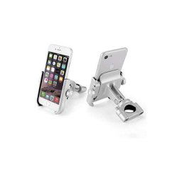 Support de téléphone portable pour moto vélo vélo monté sur guidon en aluminium réglable à 360°