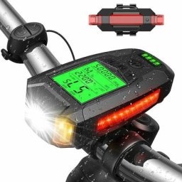 Lumiere Velo, Eclairage Velo usb Rechargeable avec Compteur Velo Vitesse Ordinateur Velo Lampe led