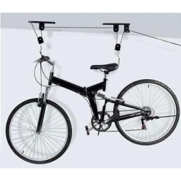 Support Lève Vélo de Plafond + Fixations et Crochet