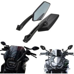 Wyctin - Hofuton Paire de Rétroviseurs pour Motos Rétroviseur Universel pour Scooter Moto Quad atv