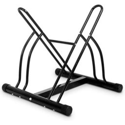 Râtelier 2 Vélos, Range Vélo Parking Vélo en Acier pour Support au Sol ou Mur Intérieur Extérieur,