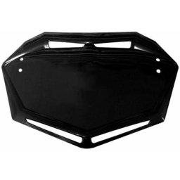 Plaque de tête de fourche bmx support numéro compétition vtt motocross quad mx kart karting, noir