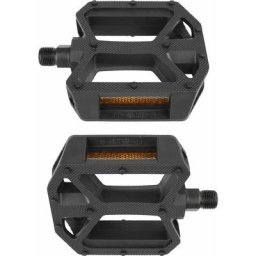 Cyclingcolors - Pédales vélo plateforme adultes axe en acier 9/16 (14,3mm) corps en thermoplastique