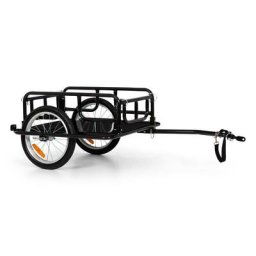 OX Remorque pour vélo 65 L / 40 kg , pneus 16 x 1,75 - noir - Noir