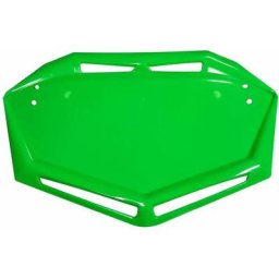 Plaque de tête de fourche bmx support numéro compétition vtt motocross quad mx kart karting, vert