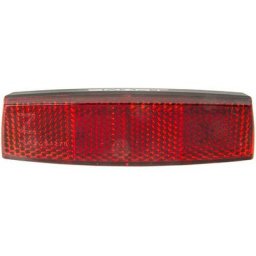 Réflecteur rouge à visser 27x95 universel catadioptre réfléchissant vélo VTT électrique ville