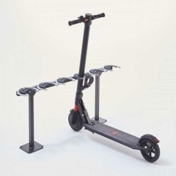 Mottez - Range 6 trottinettes - Côte à côte