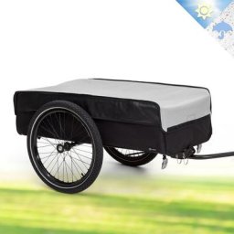 Remorque Velo Cargo, Charette Velo à 2 Roues, Remorque Vélo pour Bicyclette, Kit de Fixation pour