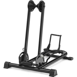 Support de Velo Râtelier en Acier pour Roue 20"" à 29"", Support au Sol pour Stationnement de Vélos