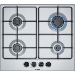 Bosch - Serie 4 PGP6B5B85 plaque Acier inoxydable Intégré (placement) 58 cm Gaz 4 zone(s)