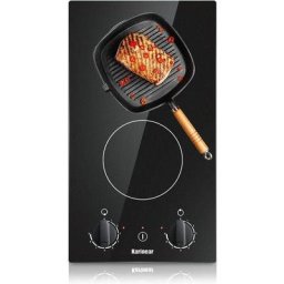Karinear - Plaque à Induction Plaque de Cuisson 2 foyer Encastrable 30 cm sans Prise, arrêt
