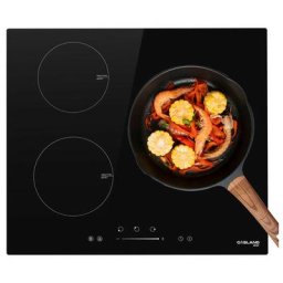Plaque de Cuisson à Induction Intégrée avec 3 Zones 5800W, avec Contrôle Tactile Coulissant,