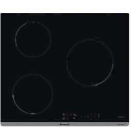 Table de cuisson induction 60cm 3 feux 7400w noir Brandt BPI1631UB - noir