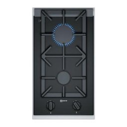 Neff - Table domino gaz 30cm 4700w noir N23TS29N0 - noir