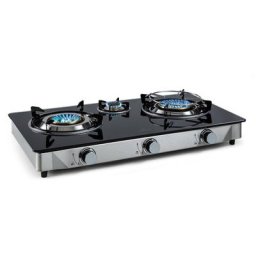 Klarstein - Plaque de cuisson barzona - réchaud de camping - 3 brûleurs - sans tuyaux - noir - Noir
