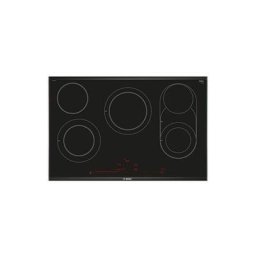 Bosch Serie 8 PKM875DP1D Intégré Céramique Noir, Acier inoxydable plaque