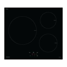 Table de cuisson induction Sauter 3 foyers - L60 cm - SI934B - 7200W - Noir