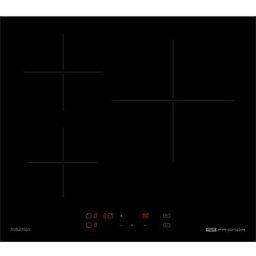 Table à induction 3 zones avec booster, touches sensitives Nord Inox