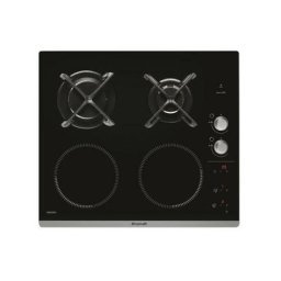 Table de Cuisson Mixte 2 induction 2 gaz - Noir - Brandt