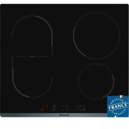 Table de cuisson induction Brandt 4 zones - l 58 x P51 cm - 3600 w - Revetement verre - Noir