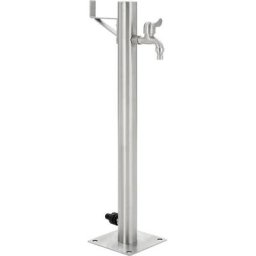 Vidaxl - Colonne à eau de jardin ronde Acier inoxydable 65 cm Argent