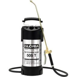 505 t - Pulvérisateur en acier inoxydable haute performance de 5L avec buse et lance laiton - Gloria