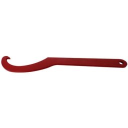 Clé Tricoise en acier renforcé revêtue Epoxy rouge pour raccord pompier - DN80 à DN100