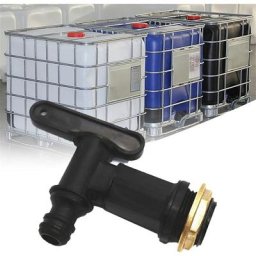 Blue Dream - Robinet Cuve 1000l,Robinet Cuve à Eau Plastique Robinet Pour Recuperateur D'eau De