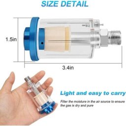 Swyeoot - Séparateur d'eau et d'huile pour conduite d'air Entrée et sortie 1/4 npt Compresseur