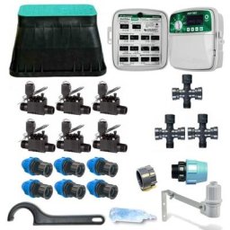 Kit d'arrosage Rain Bird 6 zones avec programmateur extérieur