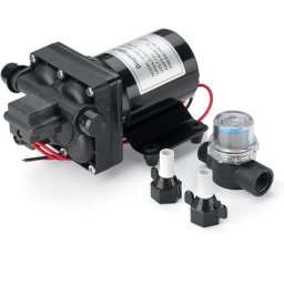 Insma - 12V 11.3LPM/3.0GPM pompe à membrane d'eau marine 12V auto-amorcante électrique Yacht bateau