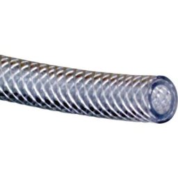Pvc Schlauch mit Gewebe Ø9 x 15 mm 163305 9 mm Marchandise vendue au mètre transparent Tuyau