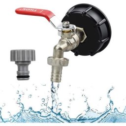 Robinet Cuve 1000L Recuperateur d Eau De Pluie 1000 Litres Adaptateur de Réservoir ibc Connecteur à