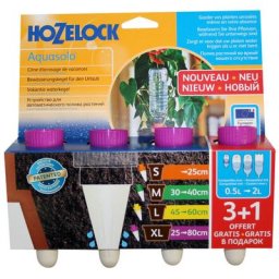 Cône d'arrosage Aquasolo Spécial Jardinière Mauve x4 - HOZELOCK - Garantie 2 ans - Mauve