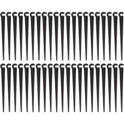 Paquet de 100 Piquets de Support de Tuyau d'irrigation Support Piquet de Tube Irrigation Goutte