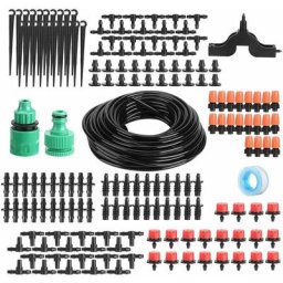 Système d'irrigation de jardin, 165 pcs Kit d'irrigation goutte à goutte bricolage Tuyau d'arrosage
