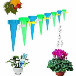 Irrigation Goutte à Goutte Kit,15 Pcs D'Arrosage Automatique Avec Vannes De Régulation, Débit D'Eau