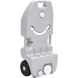 Réservoir d'eau à roulettes pour le camping 25 l gris Vidaxl Grey