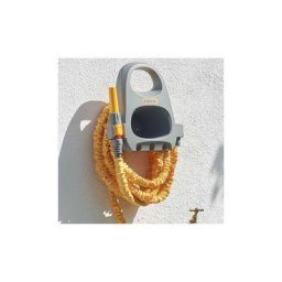 Tuyau extensible Superhoze 15 m avec support de tuyau Hozelock Jaune